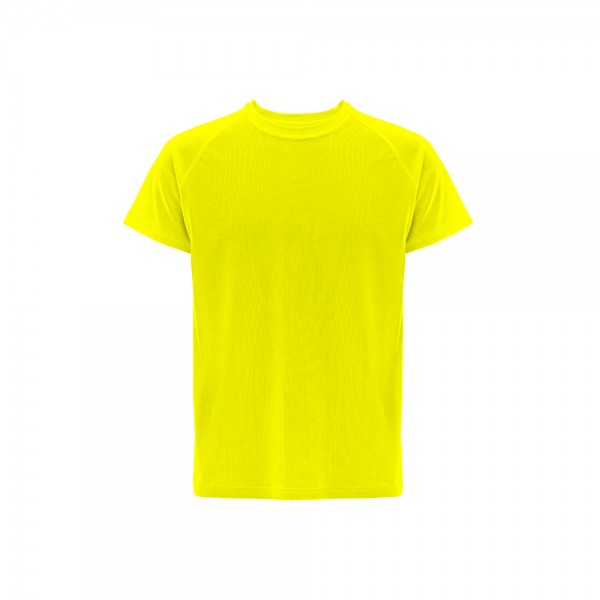 THC MOVE. T-shirt tecnica a maniche corte in poliestere - Giallo hexachrome