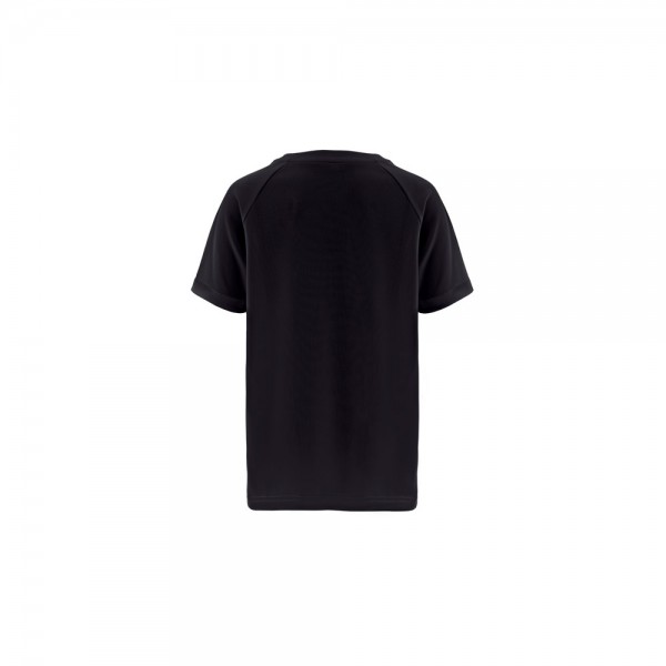 THC MOVE KIDS. T-shirt tecnica da bambino a maniche corte in poliestere - Nero