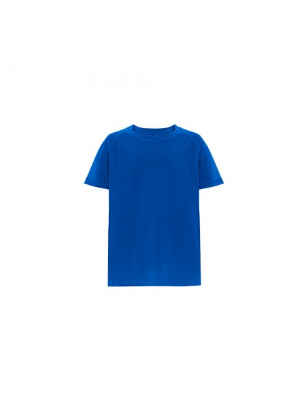 THC MOVE KIDS. T-shirt tecnica da bambino a maniche corte in poliestere - Blu reale
