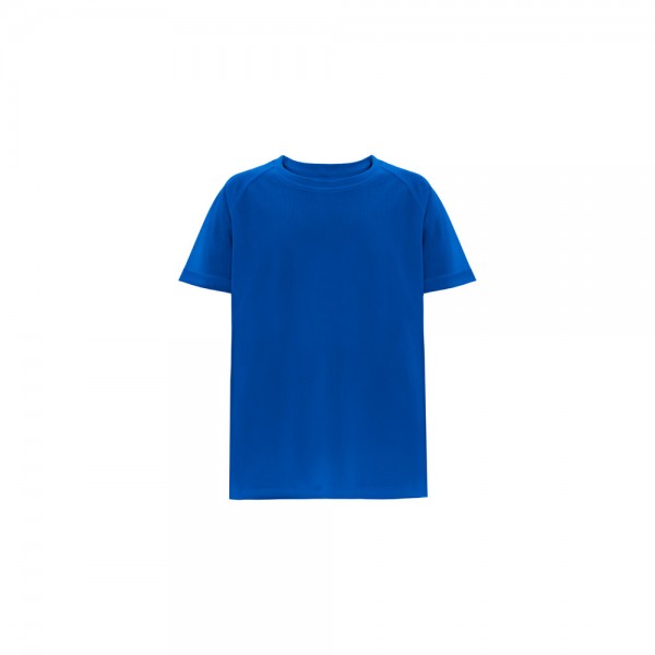 THC MOVE KIDS. T-shirt tecnica da bambino a maniche corte in poliestere - Blu reale