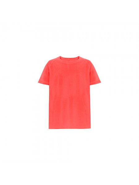 THC MOVE KIDS. T-shirt tecnica da bambino a maniche corte in poliestere - Arancione scuro