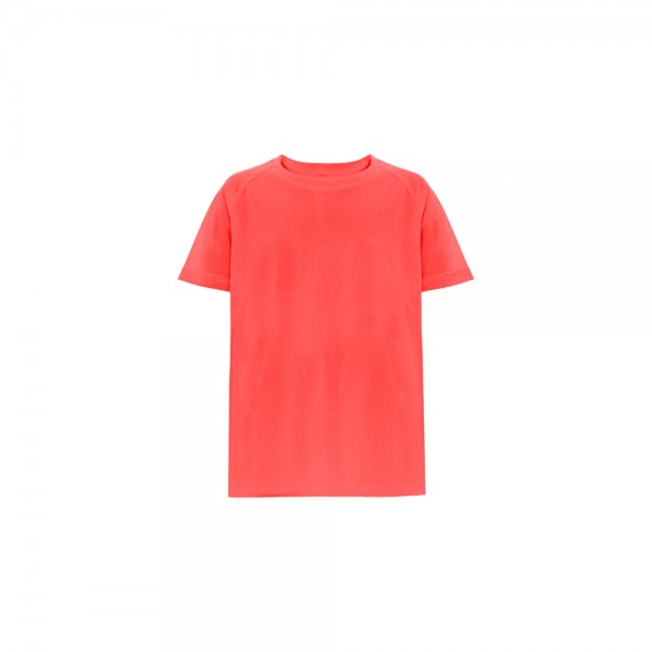 THC MOVE KIDS. T-shirt tecnica da bambino a maniche corte in poliestere - Arancione scuro