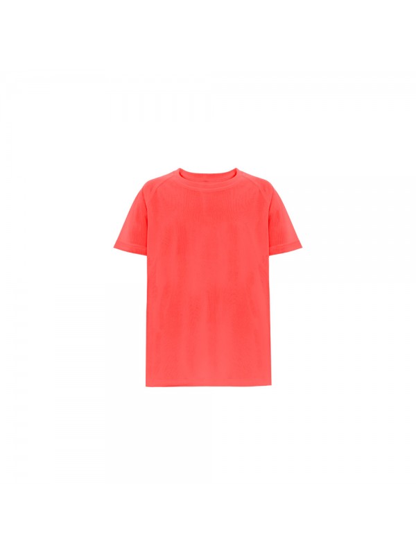 THC MOVE KIDS. T-shirt tecnica da bambino a maniche corte in poliestere - Arancione scuro THC MOVE KIDS. T-shirt tecnica da bambino a maniche corte in poliestere - Arancione scuro