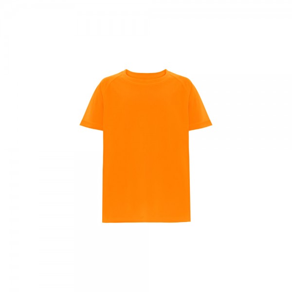 THC MOVE KIDS. T-shirt tecnica da bambino a maniche corte in poliestere - Arancione hexachrome