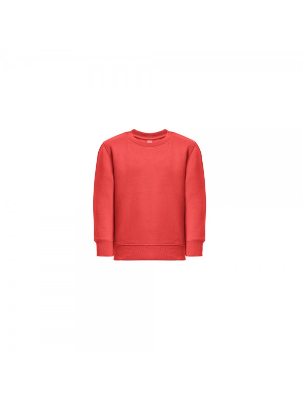 THC DELTA KIDS. Felpa per bambini in cotone riciclato e poliestere - Rosso THC DELTA KIDS. Felpa per bambini in cotone riciclato e poliestere - Rosso