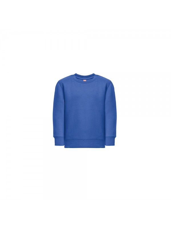 THC DELTA KIDS. Felpa per bambini in cotone riciclato e poliestere - Blu reale THC DELTA KIDS. Felpa per bambini in cotone riciclato e poliestere - Blu reale