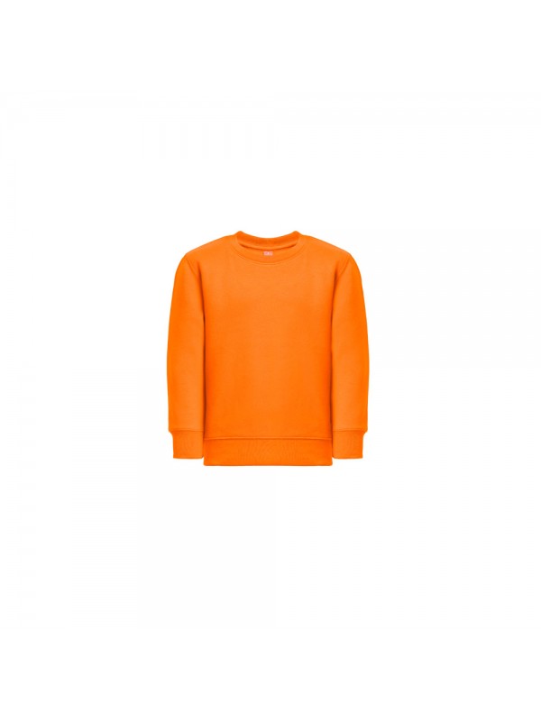 THC DELTA KIDS. Felpa per bambini in cotone riciclato e poliestere - Arancione THC DELTA KIDS. Felpa per bambini in cotone riciclato e poliestere - Arancione