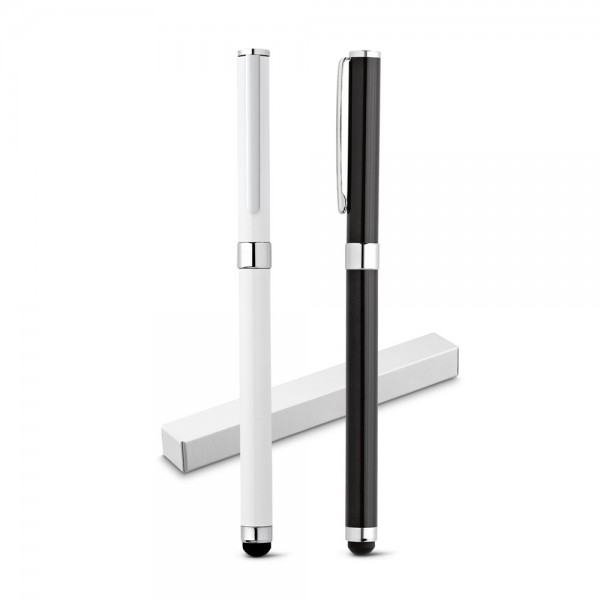 TOUCH. Penna roller in acciaio inox brillante con punta touch