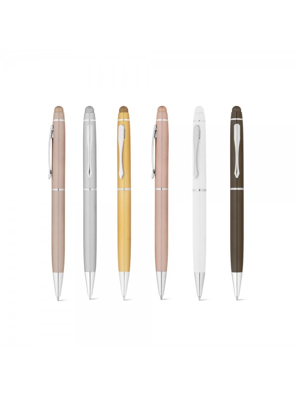 JULIE. Penna a sfera in alluminio riciclato (100% rAL) con punta touch JULIE. Penna a sfera in alluminio riciclato (100% rAL) con punta touch