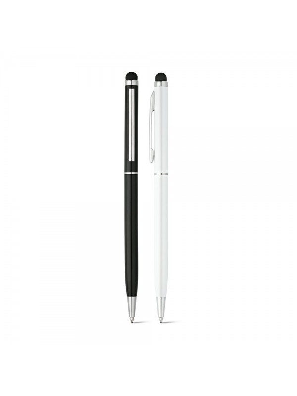 ZOE BK. Penna a sfera in alluminio con punta touch ZOE BK. Penna a sfera in alluminio con punta touch
