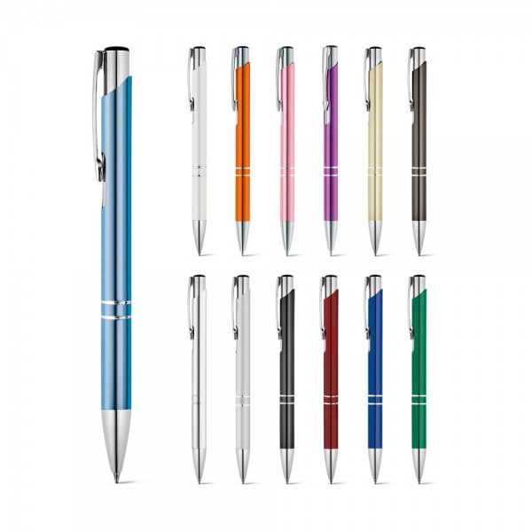 BETA BK. Penna a sfera in alluminio con clip