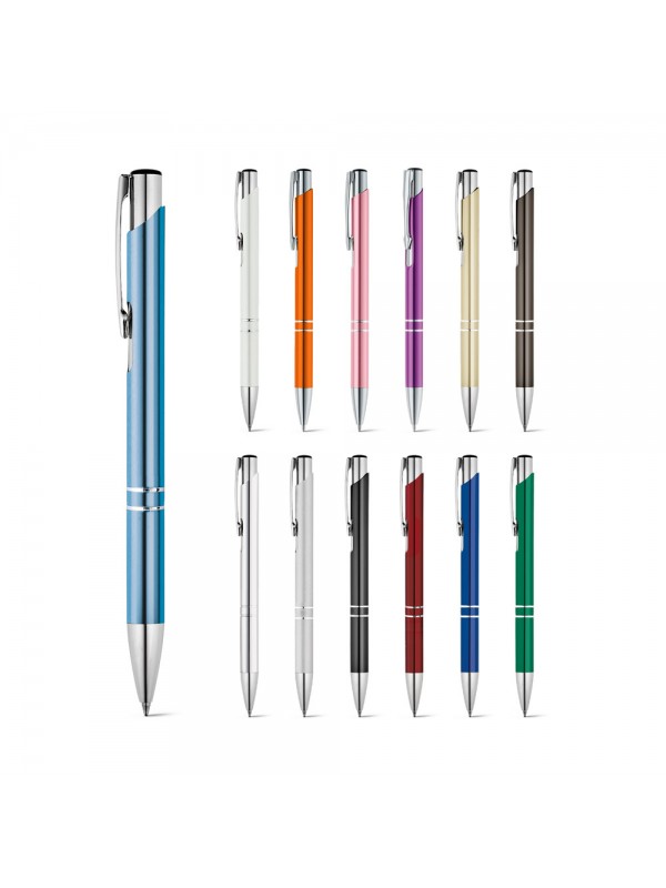 BETA BK. Penna a sfera in alluminio con clip BETA BK. Penna a sfera in alluminio con clip