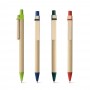 NAIROBI. Penna a sfera in carta kraft e clip in legno