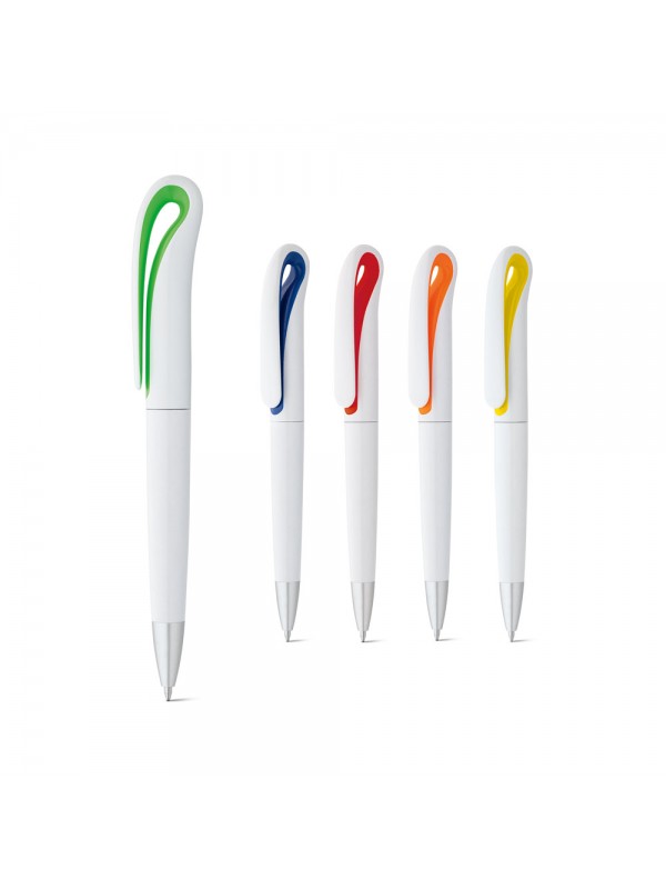 TOUCAN. Penna a sfera con meccanismo a rotazione e clip TOUCAN. Penna a sfera con meccanismo a rotazione e clip