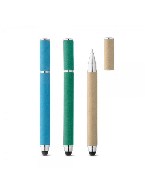 PAPYRUS. Penna a sfera in carta kraft e ABS con punta touch PAPYRUS. Penna a sfera in carta kraft e ABS con punta touch