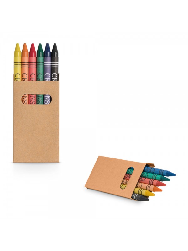 EAGLE. Scatola con 6 pastelli a cera EAGLE. Scatola con 6 pastelli a cera