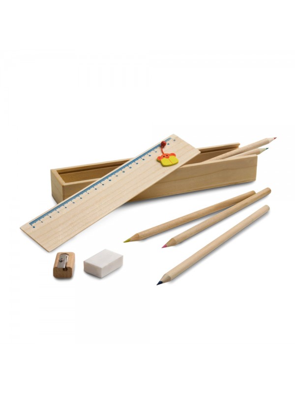 DOODLE. Set da disegno fornito in scatola di legno DOODLE. Set da disegno fornito in scatola di legno