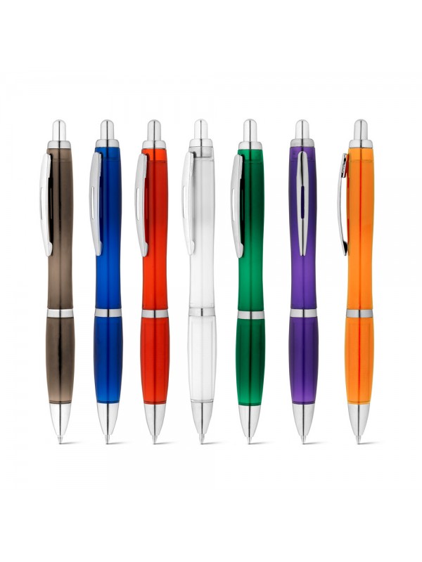 SWING rPET. Penna a sfera in PET riciclato (100% rPET) con clip metallica