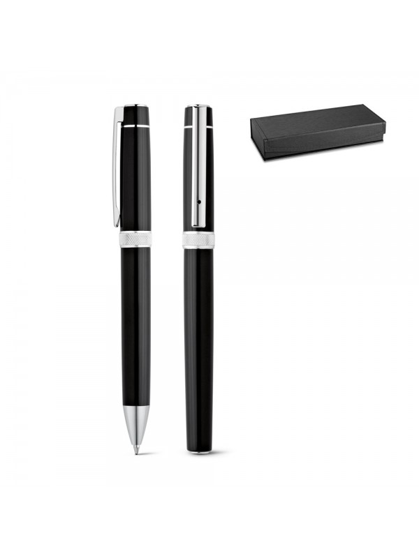 DOURO. Set di penna roller e penna a sfera in metallo DOURO. Set di penna roller e penna a sfera in metallo