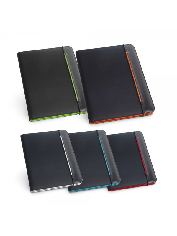 FITZGERALD. Cartella A4 in PU e 800D con blocco pagine a righe FITZGERALD. Cartella A4 in PU e 800D con blocco pagine a righe