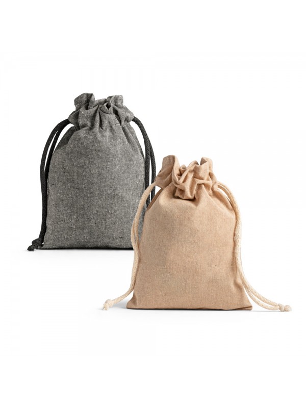 GIBRALTAR. Sacchetto regalo in cotone riciclato (70%), poliestere (30% rPET) (140 g/m²) GIBRALTAR. Sacchetto regalo in cotone riciclato (70%), poliestere (30% rPET) (140 g/m²)