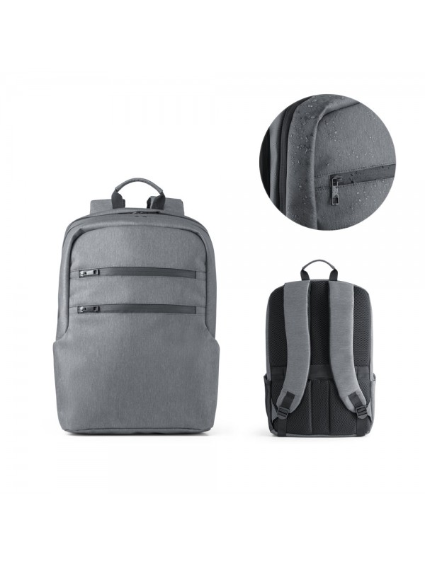BROOKLYN. Zaino porta PC 15'' impermeabile in Nylon 2Tone - Grigio chiaro BROOKLYN. Zaino porta PC 15'' impermeabile in Nylon 2Tone - Grigio chiaro