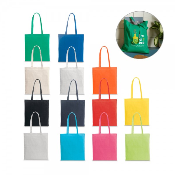 CAIRO. Borsa in cotone riciclato (70%) e poliestere (30% rPET) (180 g/m²)