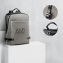 DIVERGENT BACKPACK II. Zaino porta PC 15'6'' in tessuto e PU - Beige