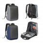 AVEIRO. Zaino porta PC 15'6'' in 900D con sistema antifurto - Blu