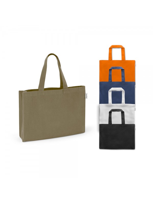 CAMDEN. Borsa in cotone (50%), cotone riciclato (30%) e poliestere (20% rPET) (280 g/m²)