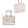 PARMA. Borsa in cotone (50%), cotone riciclato (30%) e poliestere (20% rPET) (280 g/m²)