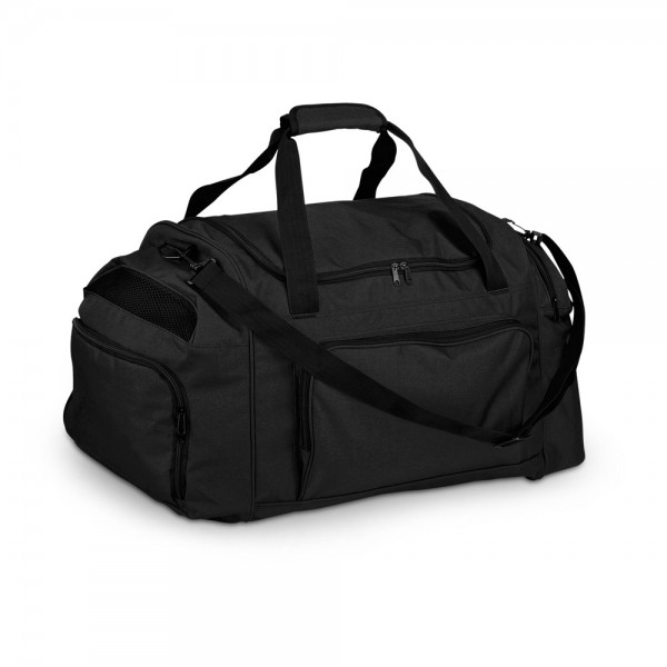 GIRALDO. Borsa sportiva in 300D - Nero
