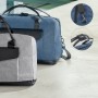 Motion Bag. Borsa da viaggio in 600D cationico e similpelle - Blu