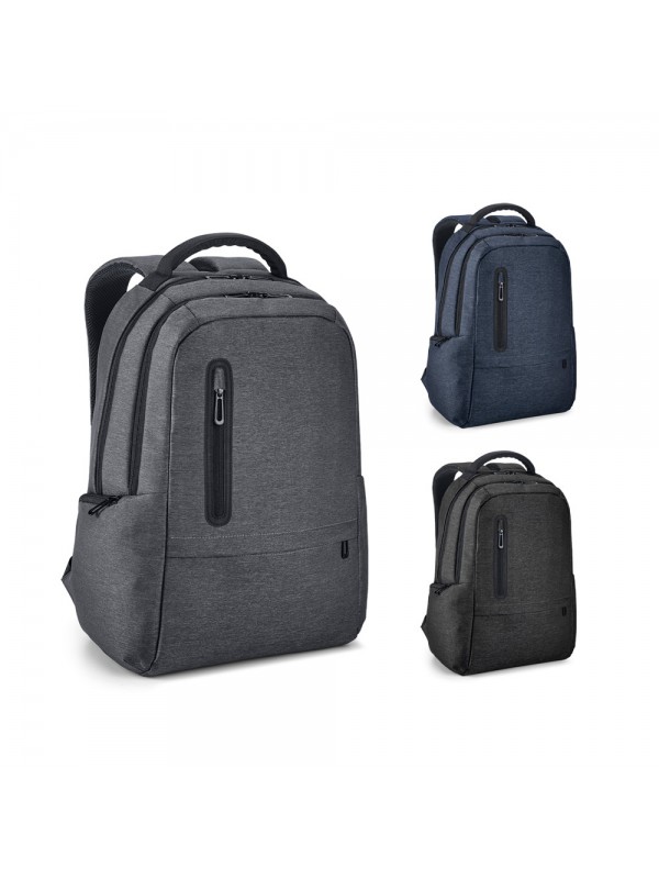 BOSTON. Zaino impermeabile porta PC 17'' in nylon 2 toni - Nero BOSTON. Zaino impermeabile porta PC 17'' in nylon 2 toni - Nero