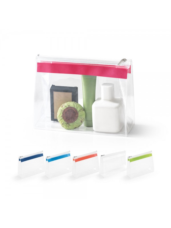 CHASTAIN. Pochette in EVA trasparente con cerniera CHASTAIN. Pochette in EVA trasparente con cerniera