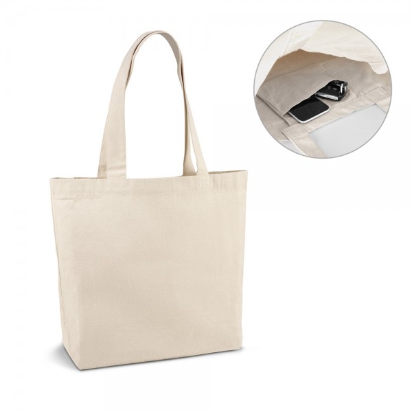 BETO. Borsa in canvas di cotone 100% (280 g/m²)