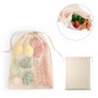 NAPOLI. Borsa 100% cotone (120 g/m²) con maglia 100% cotone nella parte frontale (100 g/m²)