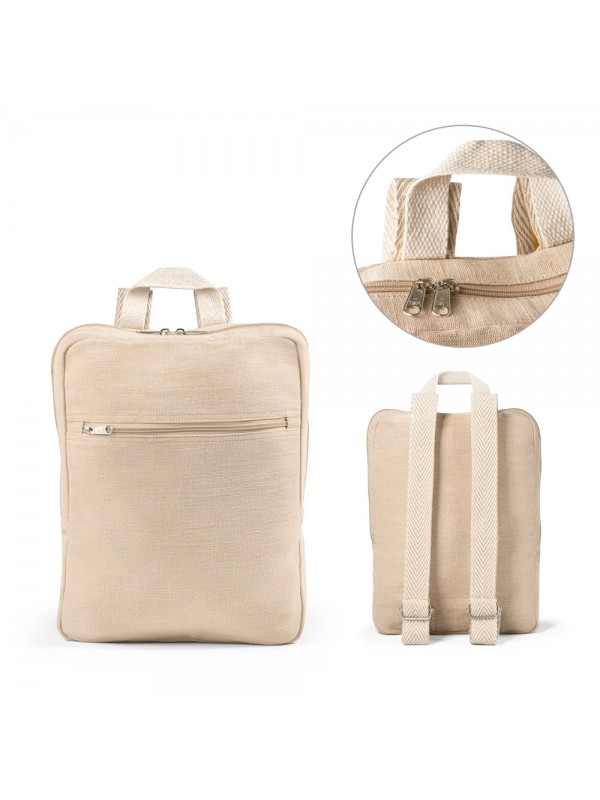 MARBELLA. Zaino in juco (275 g/m²) - Naturale MARBELLA. Zaino in juco (275 g/m²) - Naturale