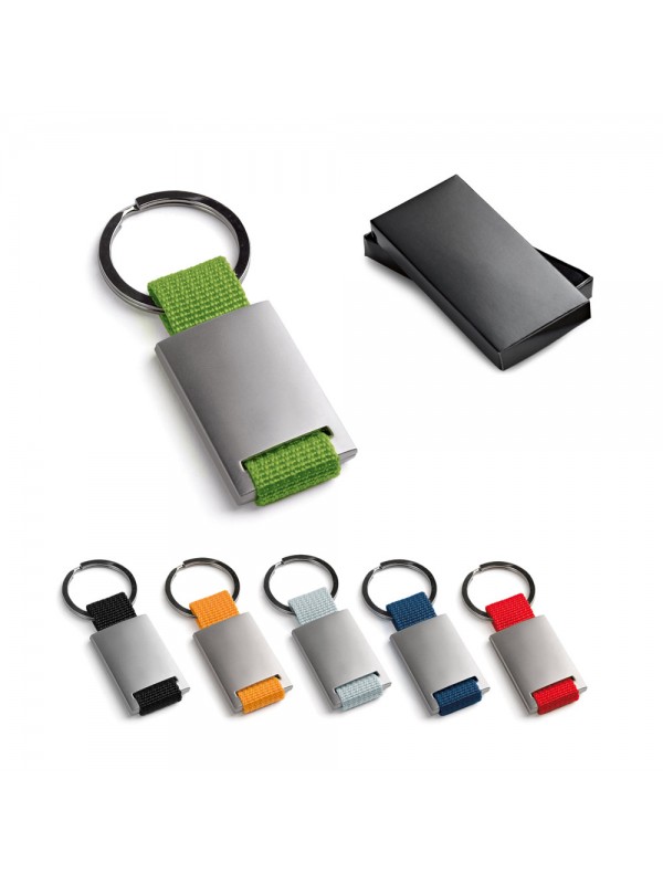 GRIPITCH. Portachiavi in metallo e fettuccia