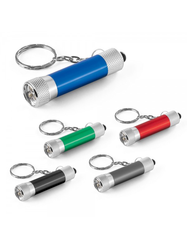 LERGAN. Portachiavi in alluminio con 3 luci a LED LERGAN. Portachiavi in alluminio con 3 luci a LED