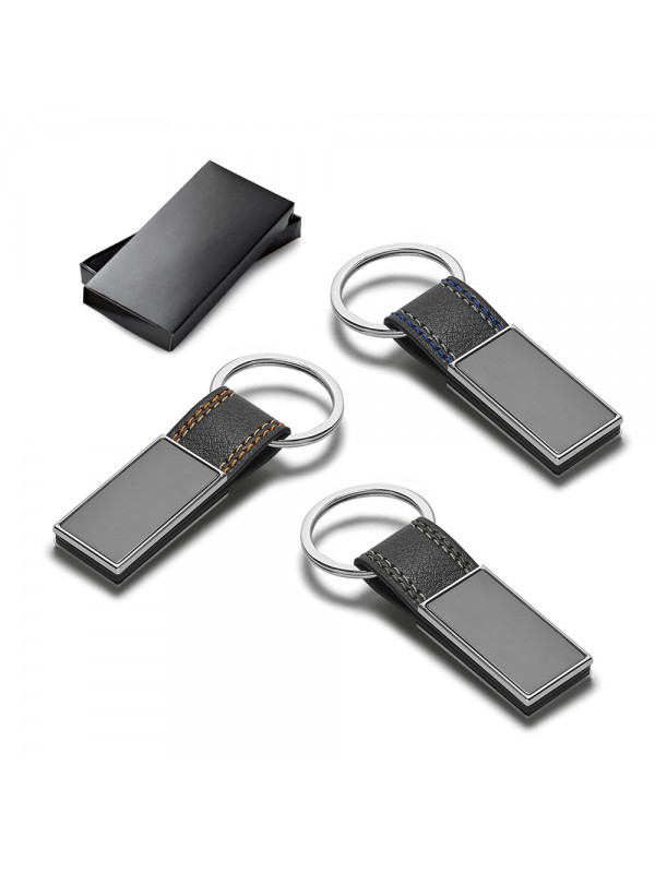 BALE. Portachiavi in metallo e PU