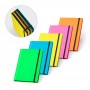 WATTERS. Block notes A5 in PU fluorescente con fogli a righe