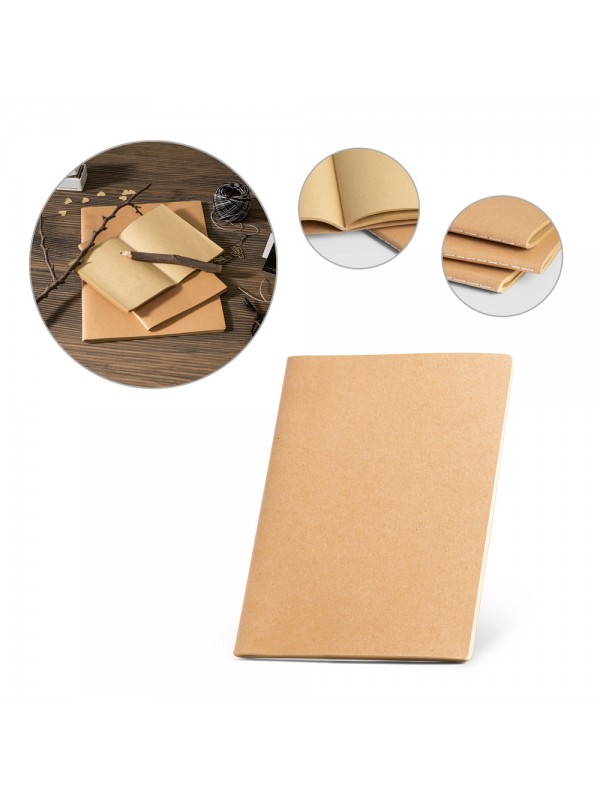 ALCOTT A4. Block notes A4 con copertina in cartoncino (250 g/m²) e pagine semplici ALCOTT A4. Block notes A4 con copertina in cartoncino (250 g/m²) e pagine semplici