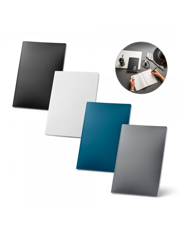 QUEIROS. Block notes A5 con copertina resistente all'acqua