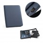 EMERGE FOLDER. Cartella A4 in poliestere riciclato (100% rPET) 300D con chiusura zip