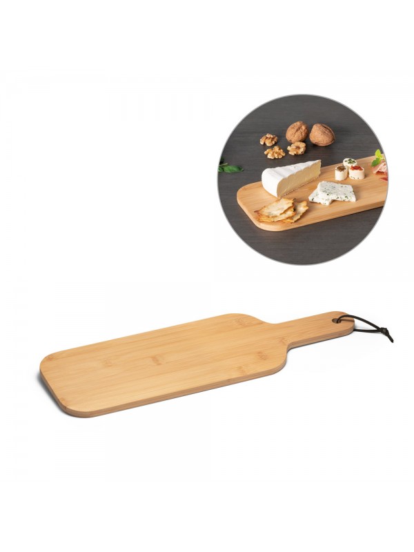 SESAME. Tagliere in bambù con cordoncino, ideale per aperitivi SESAME. Tagliere in bambù con cordoncino, ideale per aperitivi
