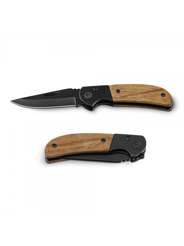 SPLIT. Coltello tascabile in acciaio inox e legno