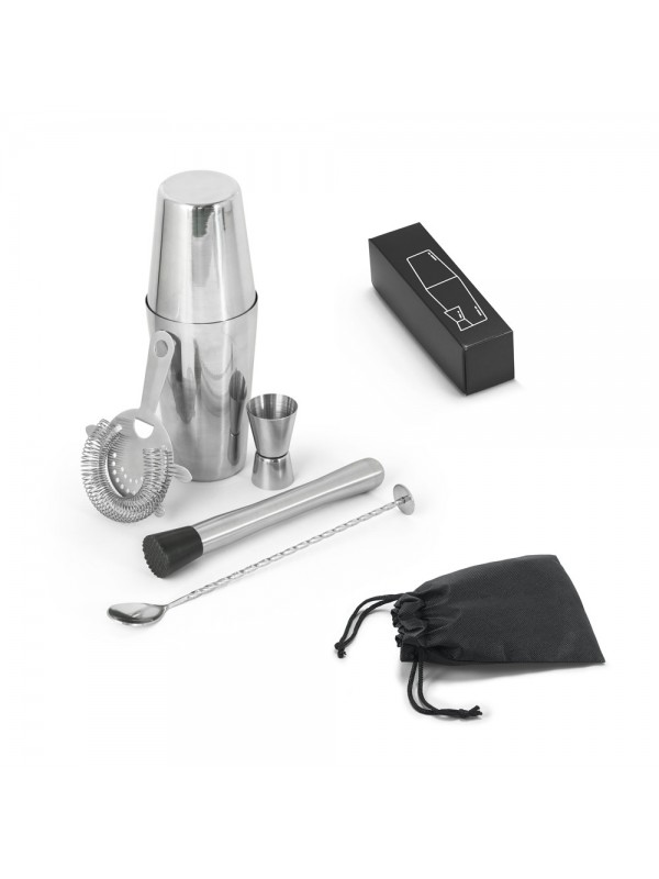 BRAMBLE. Set da cocktail in acciaio inox da 6 pezzi