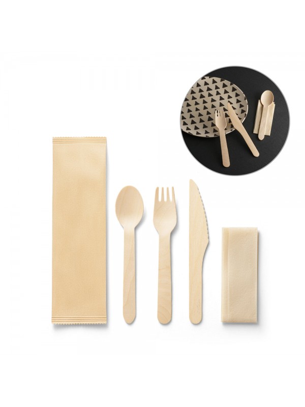 SUYA. Set di posate in legno SUYA. Set di posate in legno