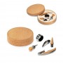 MORETO. Set da vino con 4 utensili in legno e metallo